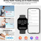 uaue AI Smart Watch with ChatGPT, 1.91" Bluetooth Calling Smartwatch for Men Women, 110+ Fitness Modes Activity Tracker, Sleep/Heart Rate/Calorie Monitor, IP68 Waterproof Step Counter for Android iOS