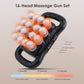 16 Head Massage Gun Set, Deep Tissue Percussion Massager, 2600mAh Electric Massage Tools with 9 Styles & Levels, Black