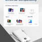 VEGER Portable Charger for iPhone Built in Cables and Wall Plug, 10000mah Slim Fast Charging USB C Power Bank, Travel Essential Battery Pack Compatible with iPhones, iPad, Samsung More Devices(White)
