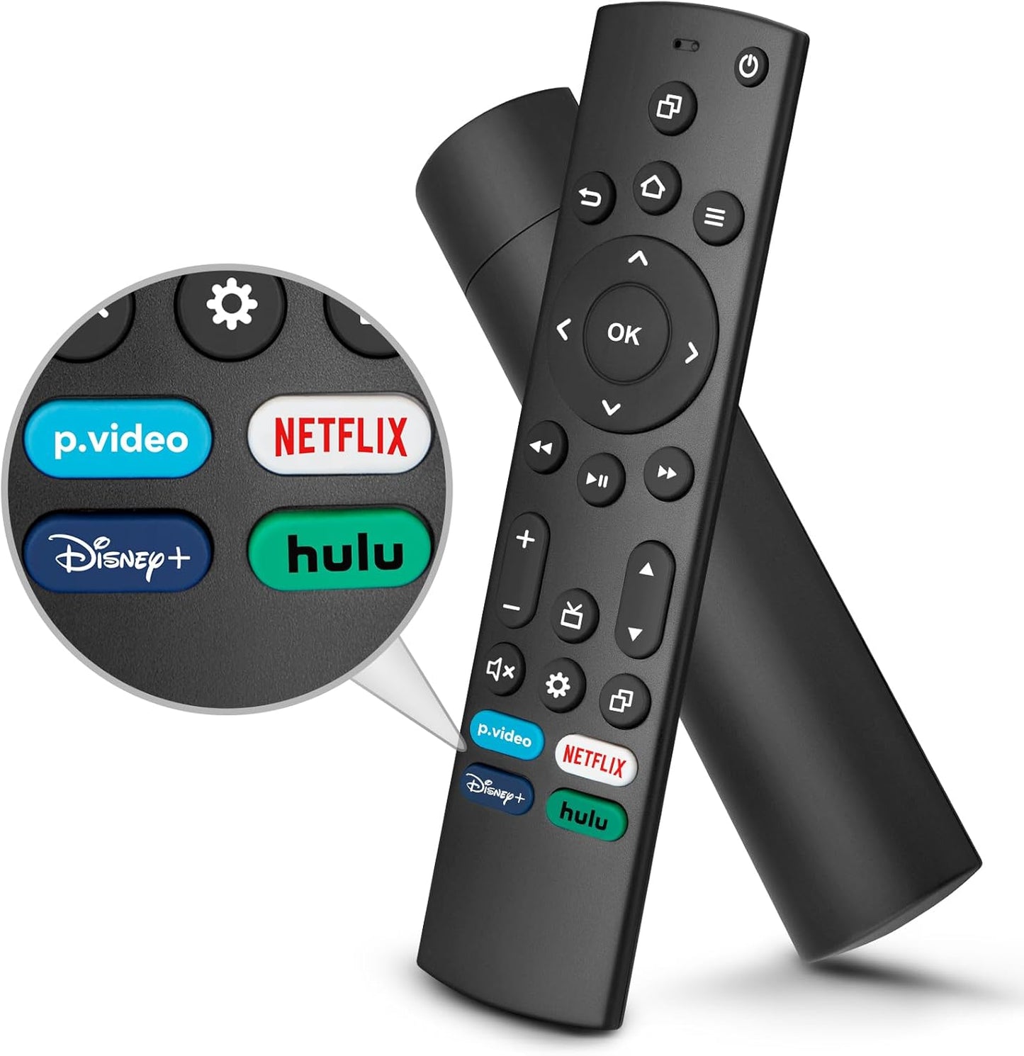 Universal Remote Compatible for Samsung/Insignia/Toshiba/Vizio/LG/Roku Smart TVs Remote Control Replacement