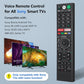 Voice Replacement Remote Control for Sony-Bravia-TVs，for All Sony 4K UHD LED LCD HD Smart TVs. 1-Year Warranty.