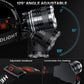 AKNEAR LED Rechargeable Headlamp 99000 High Lumens, 95 Hours Endurance Head Lamp with Zoomable & 12 Modes & IPX7 Waterproof & 125° Adjustable, Super Bright Head Light for Outdoor, Camping, Hard Hat