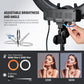 NEEWER Ring Light 18inch Kit: 55W 5600K Professional LED with Stand and Phone Holder, Soft Tube & Bag for Tattoo Lash Extension Barber Makeup Artist Studio Video Photography Lighting, RL-18