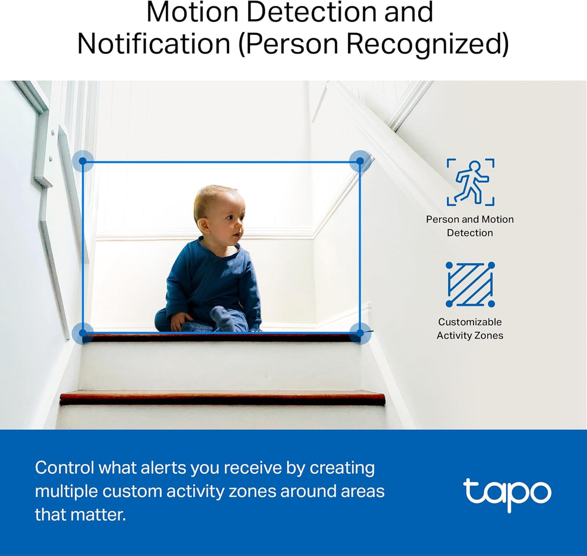 Tapo 1080P Indoor Wired Security Camera - Works as a Baby Monitor & Pet Camera, Motion Detection, 2-Way Audio, Siren, Night Vision, Subscription-Free Local Storage or Optional Cloud, C101
