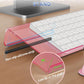 Computer Keyboard Wrist Rest Stand for Desktop, Keyboard Holder for Easy Typing with Wrist Pad for Office Desk, Home, School (Pink)