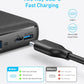 Anker Power Bank(PowerCore 10K), Compact Travel-Ready 10,000mAh Battery Pack with PowerIQ Charging Technology, 5V/3A High-Speed Charging for iPhone, iPad,and More(USB-C Input and Output(Black), 1pack)