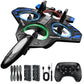 Foam Remote Control Airplanes, RC Planes with Light, RCAirplane Fighter Jet for Kids Adults 8-16, 360° Flip, Stunt Roll,Drones for Kids 8-12, Airplane Toy Gifts for Kids Boys(Blue)