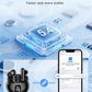 Wireless Earbuds, Bluetooth 5.4 Headphones with 50H Playback, Deep Bass Stereo Ear Buds Clear Calls with LED Power Display, IPX7 Waterproof, in-Ear Earphones with Mic for Phone/Android/iPad, Black