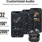 TOZO A1 Wireless Earbuds Bluetooth 5.3 Light Weight in Ear IPX5 Waterproof Headphones 2 Mic for AI Calls, Immersive Premium Sound Bass Headset with Charging Case, 32 Presets EQ Customization via App