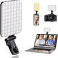 ALTSON 60 LED Portable Selfie Light Video Conference Lighting with Clip & Camera Tripod Adapter Rechargeable 2200mAh CRI 97+, 3 Light Modes for Phone iPhone Webcam Laptop Photo Makeup