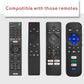 Replacement Voice Remote for Insignia, Toshiba, Hisense, TCL Smart TV 2025, Universal TV Remote Compatible with TCL, Google Philips, Sony, Samsung and Roku TVs