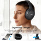 TOZO HT3 Hybrid Noise Cancelling Headphones, 90H Playtime Wireless Over Ear Bluetooth Headset, Spatial Audio AI Chat with 5 Mics, Supports Dual Connection and USB-C Input, with 32 EQ Music Modes