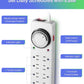 BN-LINK 8 Outlet Surge Protector with Mechanical Timer (4 Outlets Timed, 4 Outlets Always On) - White