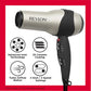 REVLON Turbo Hair Dryer | 1875 Watts of Maximum Shine, Fast Dry (Silver)