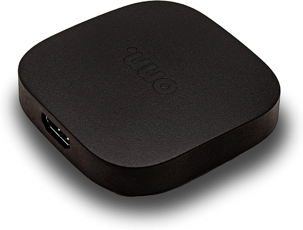 ONN Android TV 4K UHD Streaming Device with Voice Remote Control Google Assistant & High Speed HDMI Cable (100026240) Black