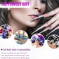 268W UV LED Nail Lamp, 2026 Upgrade UV Light for Gel Nails with 57 Beads, Nail Dryer with 4 Timer Setting & LCD Touch Display, Professional Nail Lamp – Best Gifts