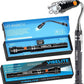 VIBELITE Extendable Magnetic Flashlight with Telescoping Magnet Pickup Tool- Cool Gadget Valentines Day Gifts for Him, Men, Teen Boys, Husband, Dad, Father, Mechanic, Women, Black