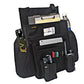 ECWKVN Car Front Seat Organizer - Car File Organizer, Passenger Seat Storage Bag Law Enforcement - Vehicle Storage with Dedicated Laptop Tablet Holder Cup Holder, Black
