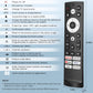 【Pack of 2】 for Hisense TV Remote Replacement, Compatible with Hisense Google UHD ULED QLED 4K Smart TVs