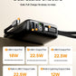 Portable Charger 50000mAh Power Bank,Portable Phone Charger with 2 Built in Cables,22.5W Fast Charging Travel Essentials Battery Pack for iPhone/iPad/MacBook/Android/Samsung Galaxy,Carbon Black