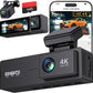 4K 3 Channel Dash Cam Front and Rear,4K+2.5K+1080P Dash Camera for Cars Inside,3.2" Screen Dash Camera for Cars, WiFi APP Control,4 IR Night Vision, G-Sensor, 24H Parking Mode, 64GB SD Card Included