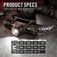 Coast XPH30R 1200 Lumen USB-C Rechargeable Dual Power Headlamp with Twist Focus Beam and Magnetic Base