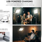 2-Pack LED Video Light Kit, NiceVeedi Studio Light, 2800-6500K Dimmable Photography Lighting Kit with Tripod Stand&Phone Holder, 73" Stream Light for Video Recording, Game Streaming, YouTube