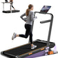 16% Incline Walking Pad Treadmills for Home Small, 4-in-1 Under Desk Treadmill with Handles, Foldable Treadmill with 2.5 HP Quiet Brushless, 330 LBS Capacity
