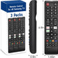3 Pack Remote for All Samsung TV Remote, Replacement Compatible with All Samsung Smart TVs, LCD, LED, 3D, HDTV, Series TVs