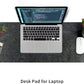 Felt Desk Mat | Computer Mat for Desk(36x12Inches) | Large Felt Mouse Pad and Keyboard Mat | Desk Protector for Office | Dark Gray