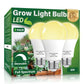 3 Pack A19 LED Grow Light Bulbs – Full Spectrum 9W E26, Dimmable, Indoor Plant & Greenhouse (100W Replacement)