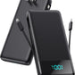 Portable Charger for iPhone with Built-in Cables and Wall Plug,Upgraded 13800mAh Fast Charging USB C Power Bank,4 Outputs Slim Travel Essential Battery Pack for iPhone 17/16/15/14/13,Galaxy,Android