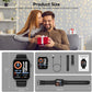 Smart Watches for Men Women, 1.83" HD Touchscreen Fitness Tracker with Bluetooth Calls, IP68 Waterproof, 120+ Sport Modes, 7-Day Battery, 24/7 Heart Rate & Sleep Monitor for iPhone Android iOS (Black)