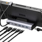 JSAUX Upgraded Docking Station 4K@120Hz for Steam Deck OLED/ROG Ally X/Legion Go (S)/MSi Claw, 6-in-1 Steam Deck Dock with HDMI 2.1, Gigabit Ethernet, 3 USB 3.0, 100W Charge for Steam Deck LCD-HB0603