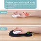 EooCoo Ergonomic Mouse Pad with Wrist Support, Mousepad with Memory Foam Wrist Rest and Non-Slip Base for Computer, Cafe, Home & Office, 9.64 x 8.26 in Office Desk Accessories