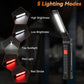 Magnetic Work Light 6Pack, Rechargeable Work Light with 360° Rotation, 5 Mode Mechanic Light, Compact Rechargeable Flashlight with Hook for Car Repairing, Emergency, Valentines Day Tool Gifts for Him