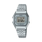Casio Women's Digital Watch with Stainless Steel Strap - LA680WA