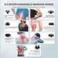 MEGAWISE Handheld Back Massager | Deep Tissue Percussion Massage for Back, Neck, Shoulders, Waist and Legs (Cordless Off-White)
