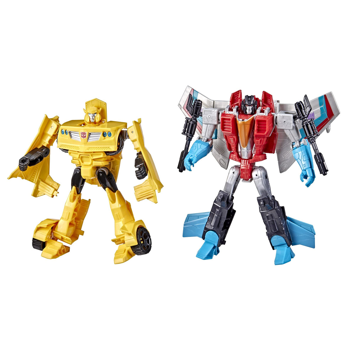 Transformers Toys Heroes and Villains Bumblebee and Starscream 2-Pack Action Figures - for Kids Ages 6 and Up, 7-inch ( Exclusive)