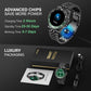 2025 DA GPT Smart Watch with Bluetooth Call,1.19-inch AMOLED Display, 24/7 Heart Rate, Blood Oxygen, Blood Pressure, Sleep Monitor, 107 Sports Fitness Tracker, Compatible Android and iOS Black Green