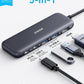 Anker USB C Hub, 5-in-1 USBC to HDMI Splitter with 4K Display, 1 x Powered USB-C 5Gbps & 2×Powered USB-A 3.0 5Gbps Data Ports for MacBook Pro, MacBook Air, Dell and More