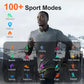 ISKOVI 1.91" Smart Watch,Fitness Tracker,Smart Watches for Men and Women with Message Call Function,120+ Sport Modes, IP68 Waterproof,24 Hours Heart Rate/Sleep Monitor,for Android/iOS