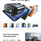LISEN Retractable Car Charger, Birthday Gifts for Men Tech Gadgets 2026, 69W Cars Adapter USB C Fast Charger for iPhone 17, Car Accessories for Men Women Drivers, for iPhone 17 Pro Max Air 16 15 14 13