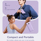 VRURC Portable Charger Power Bank, 10000mAh Travel Essentials Battery Pack, 5 Outputs 2 Inputs Slim Charging Bank Built-in Cables Cords for iPhone 17 16 15 14 13,Samsung,Android-Lavender(1 Pack)