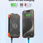 BLAVOR Solar Power Bank 10,000mAh – Wireless Portable Charger, 20W Fast Charging, USB-C Battery Pack with Dual Flashlight