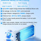 Solar Charger Power Bank 49800mAh with 4 Built-in Cables & 3 Foldable Panels, PD22.5W Fast Portable Phone Charger, External Battery Pack with USB-C in/Output & Flashlight for Outdoor Camping
