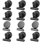 Grtard 12 Pack Magnetic Clips, Fridge Magnets Refrigerator Magnets, Strong Magnetic Clips Heavy Duty, Whiteboard Magnet Clip for Office Home Classroom Organization Kitchen Accessories(Black)