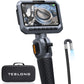 Teslong Two-Way Articulating Borescope, 5.5mm Slim Probe, 5.0'' Industrial Endoscope with Light, 5FT Flexible Snake Scope for Automotive, HVAC & Mechanics