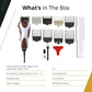 Wahl Professional 5 Star Series Magic Clip Precision Fade Clipper with Zero Overlap Adjustable Blades, Corded Operation, V9000 Motor, Chrome