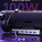 JSAUX Upgraded Docking Station 4K@120Hz for Steam Deck OLED/ROG Ally X/Legion Go (S)/MSi Claw, 6-in-1 Steam Deck Dock with HDMI 2.1, Gigabit Ethernet, 3 USB 3.0, 100W Charge for Steam Deck LCD-HB0603